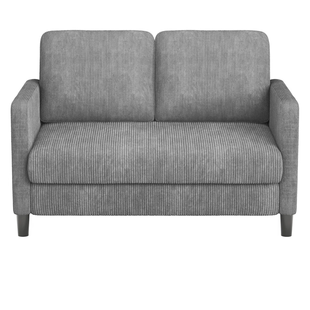 Small 2 seat 48" corduroy sofa, Comfy Sofa Couch with Spring Cushion