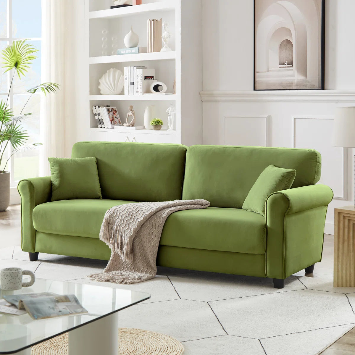 82.48'' Velvet Sofa