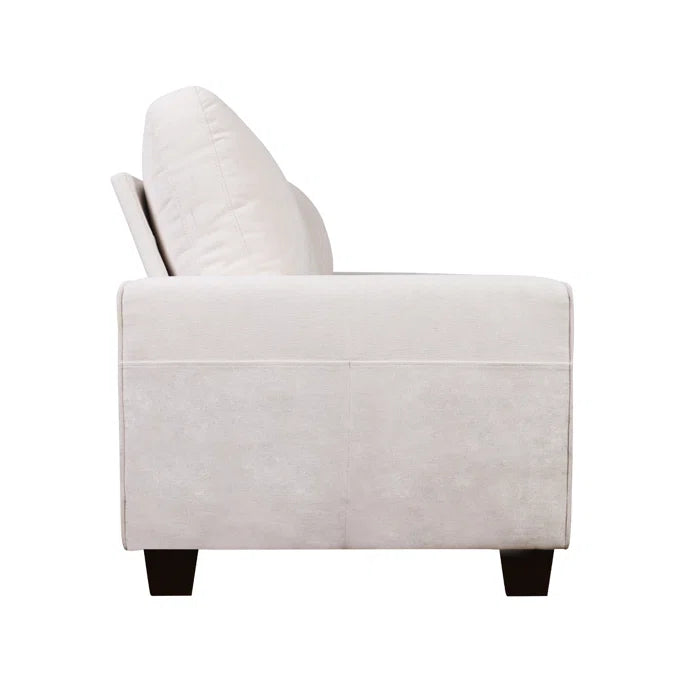 88'' W Upholstered Hidden Storage Sofa with Reversible Cushions & Removable Cover Chenille Loveseat