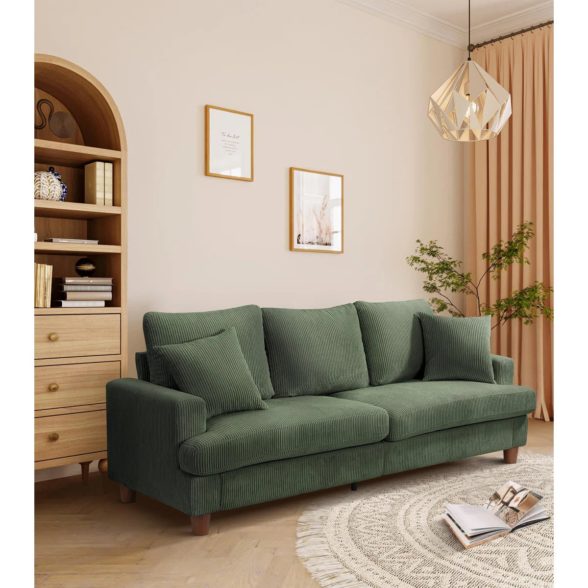Hillburn 87'' Upholstered Sofa