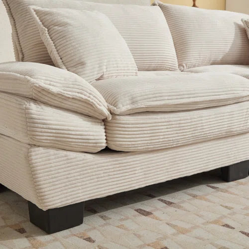 Renville 84" Corduroy Upholstered Pillow