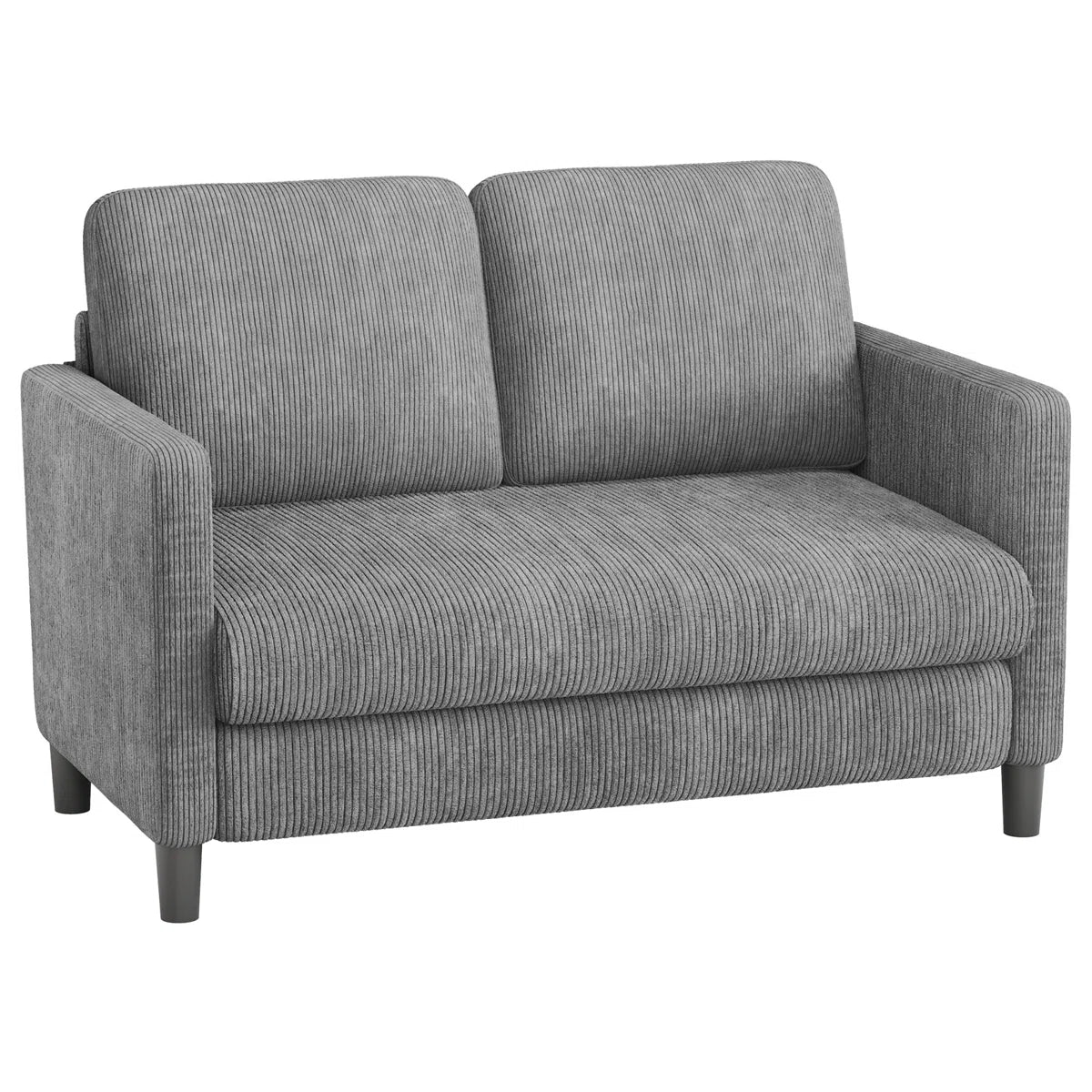 Small 2 seat 48" corduroy sofa, Comfy Sofa Couch with Spring Cushion