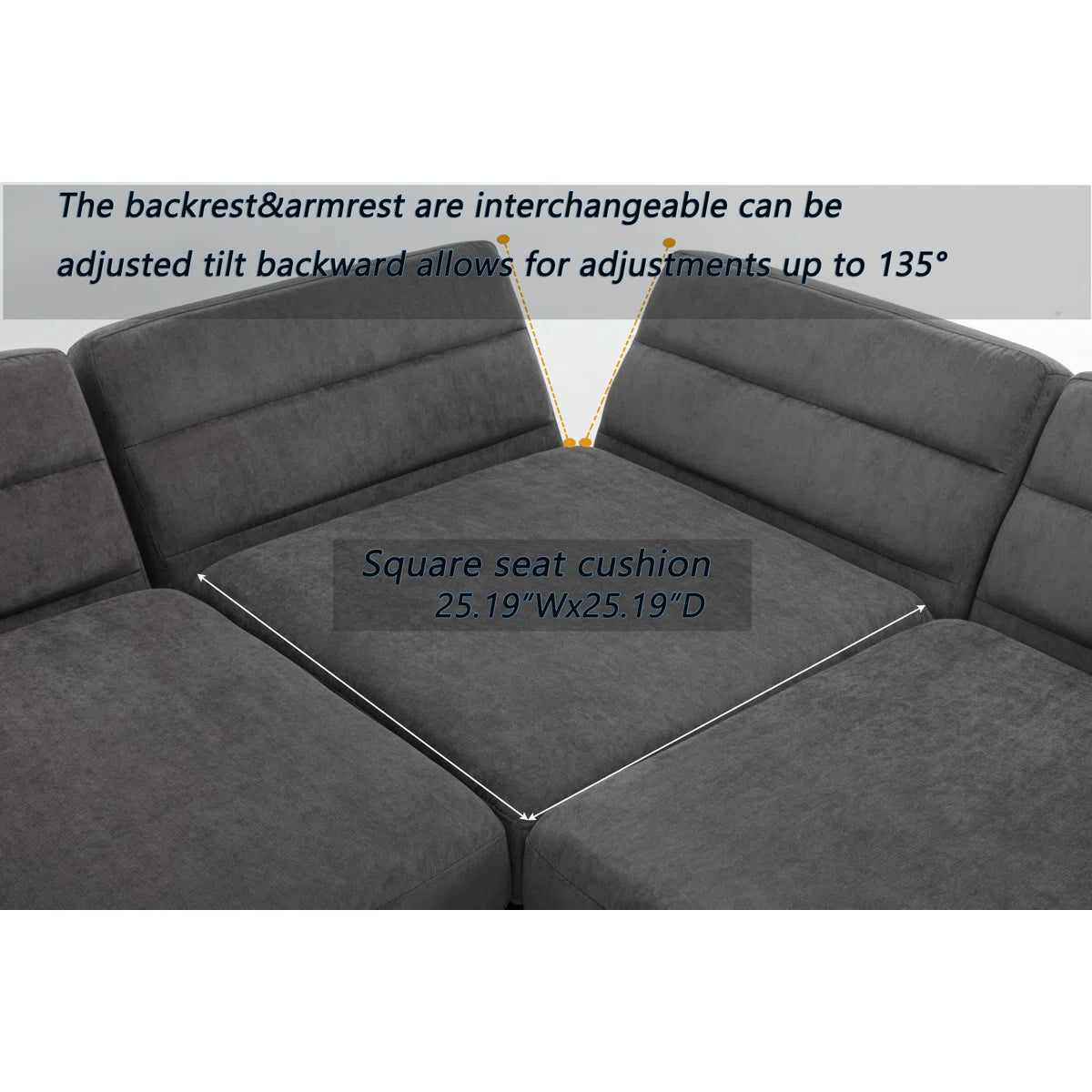 Toxi 58.26" Upholstered Loveseat with Ottoman