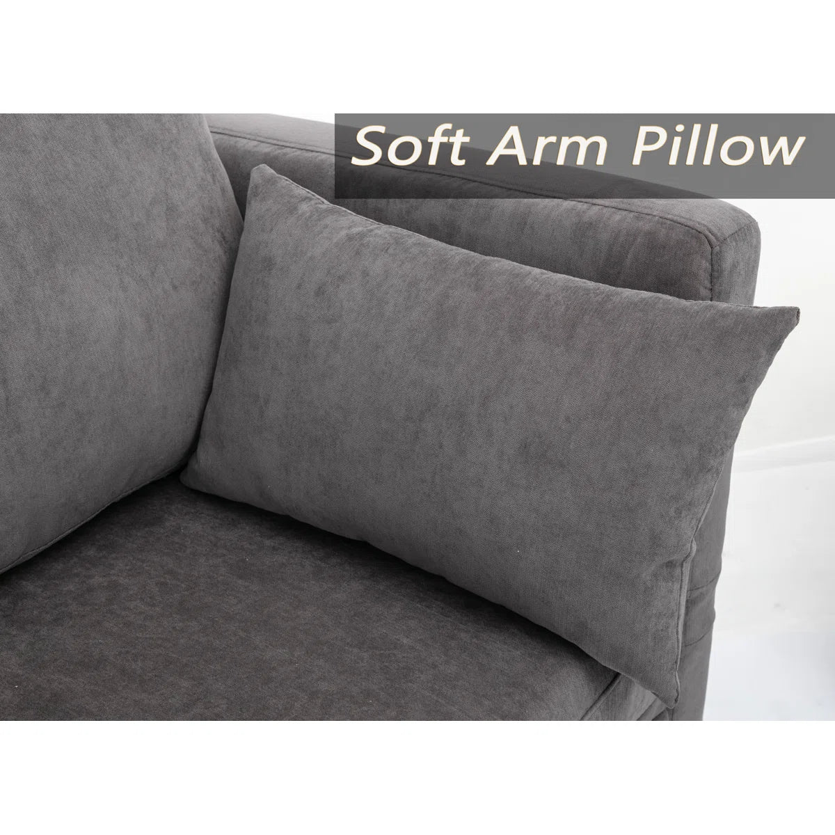 Toxi 58.26" Upholstered Loveseat with Ottoman